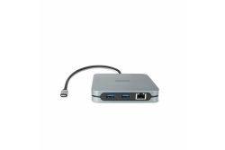 Dicota USB-C 10-in-1 Docking Station 8K HDMI PD 100W silver