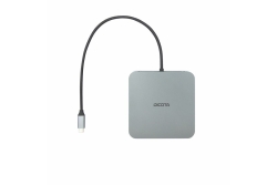 Dicota USB-C 10-in-1 Docking Station 8K HDMI PD 100W silver