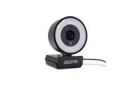 Dicota Webcam Ringlight 5MP black
