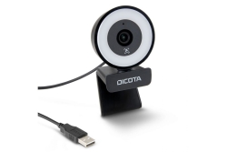 Dicota Webcam Ringlight 5MP black