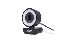 Dicota Webcam Ringlight 5MP black