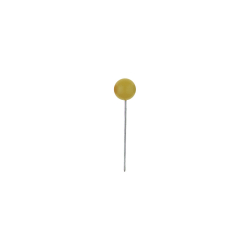 Markiernadel, 16 mm, 5 x 5 mm, Gelb, Dose mit 100 Stück