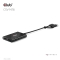 Club3D Adapter USB-C (USB A Adapter) > 2x DP 4K@60Hz St/Bu retail