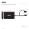 Club3D Adapter USB-C (USB A Adapter) > 2x DP 4K@60Hz St/Bu retail