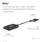 Club3D Adapter USB-C (USB A Adapter) > 2x DP 4K@60Hz St/Bu retail